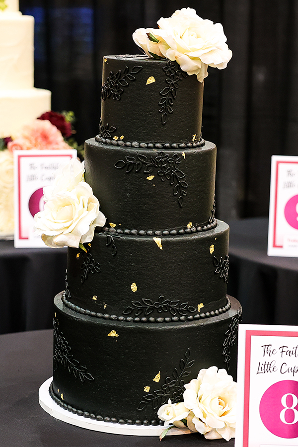 Bold Metallic Wedding Cakes