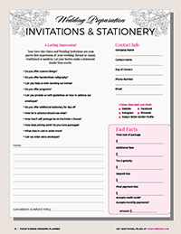 Invitations Stationery 1