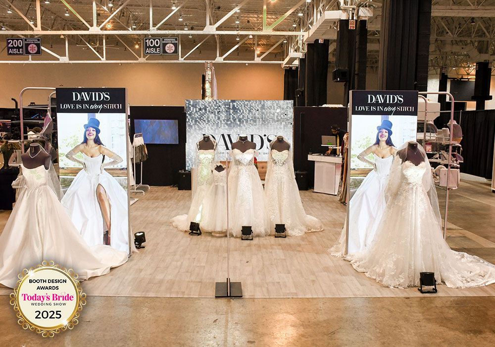 Today's Bride Wedding Show Exhibitor David's Bridal wedding gowns