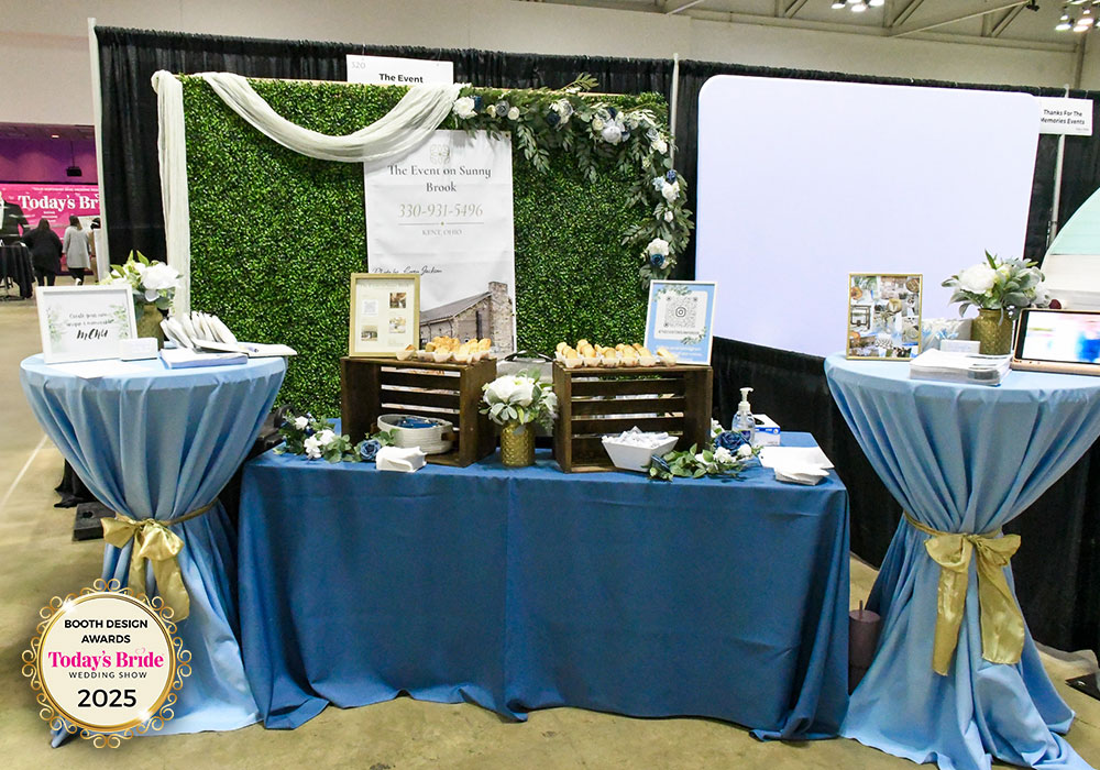 Today's Bride Wedding Show Exhibitor The Event on Sunny Brook wedding venue in Kent, Ohio