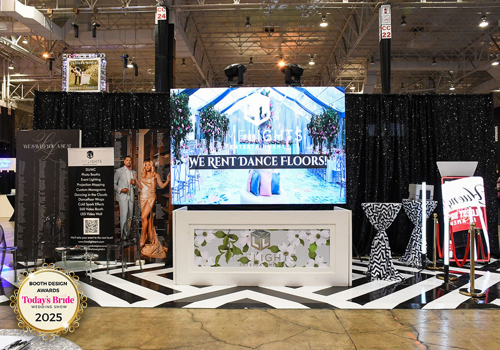 Today's Bride Wedding Show Exhibitor Lime Lights Entertainment DJ, dance floors, and photobooth