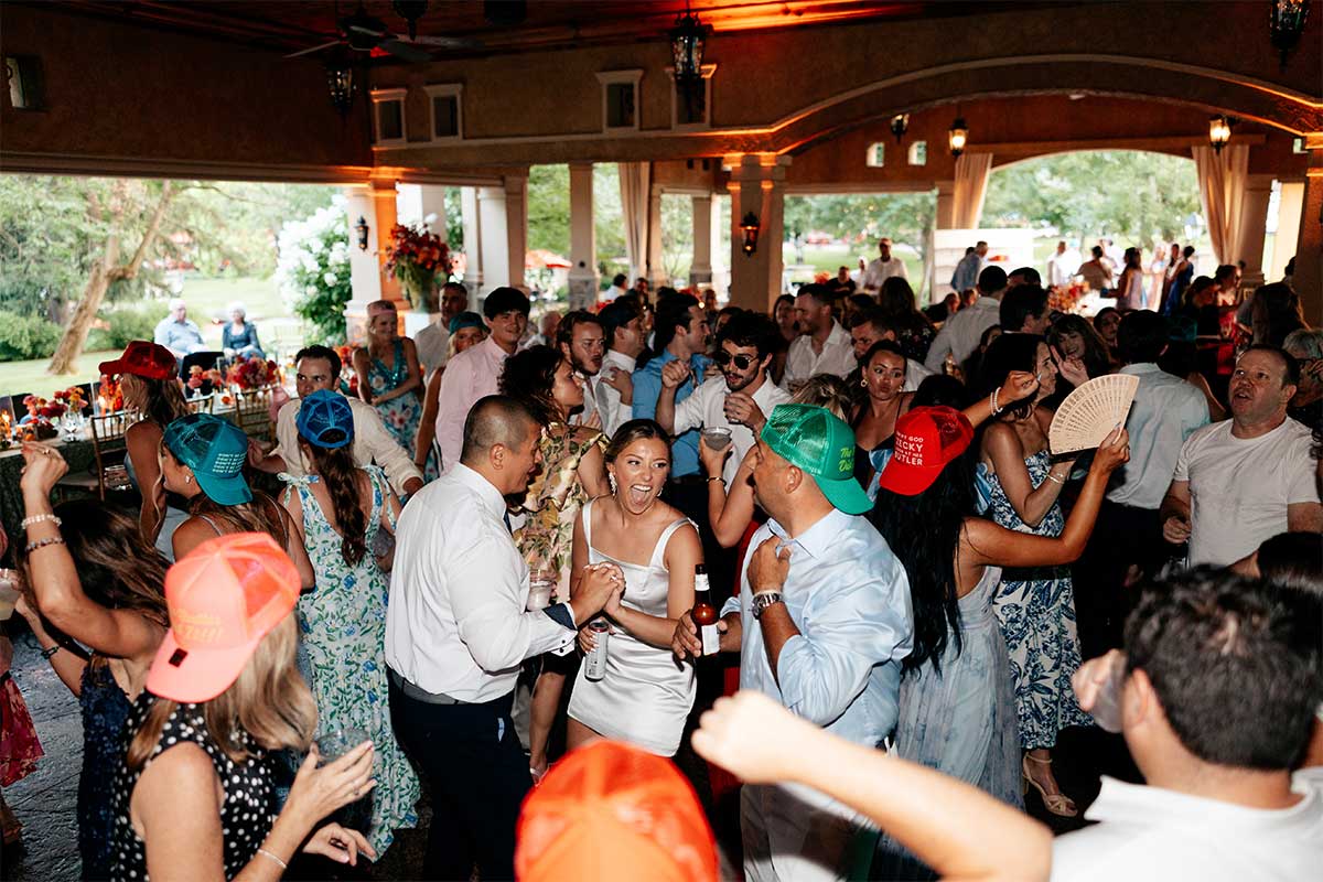 dancing at reception