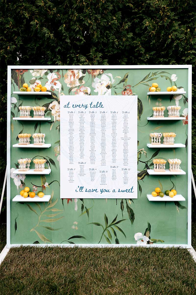 wedding seating chart Taylor Swift theme