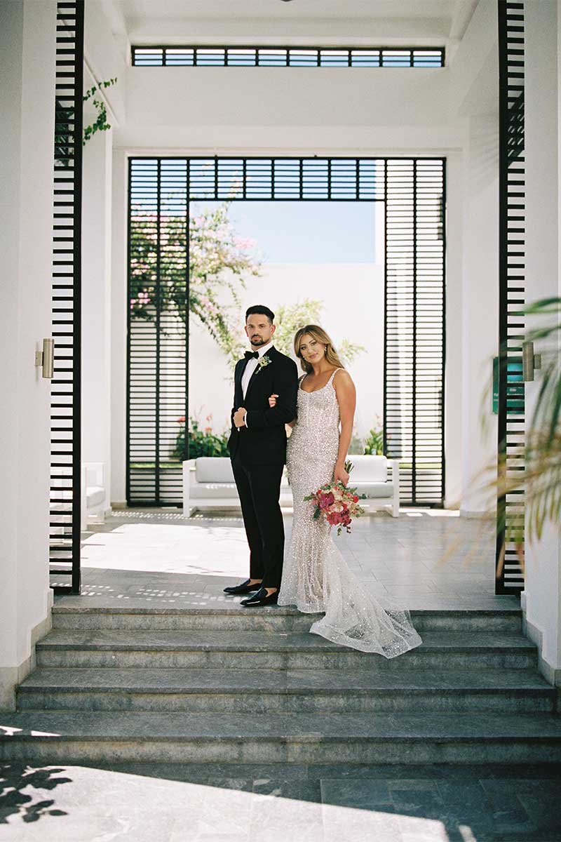 wedding portrait modern and simple