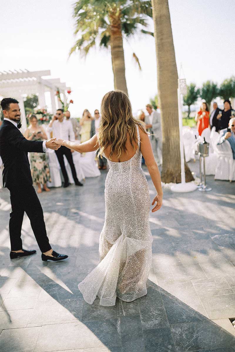 first dance at beautiful wedding