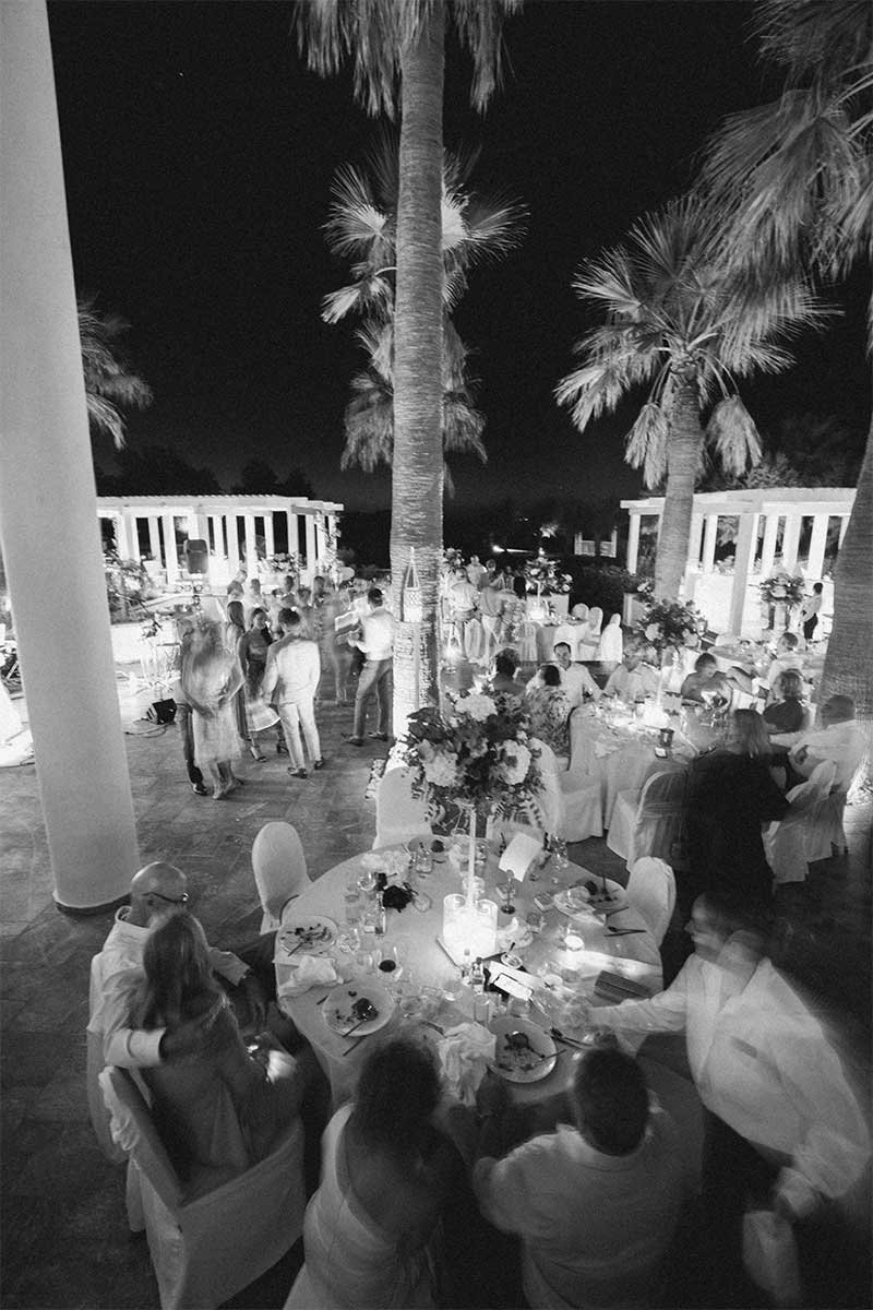 Crete, Greece wedding set-up