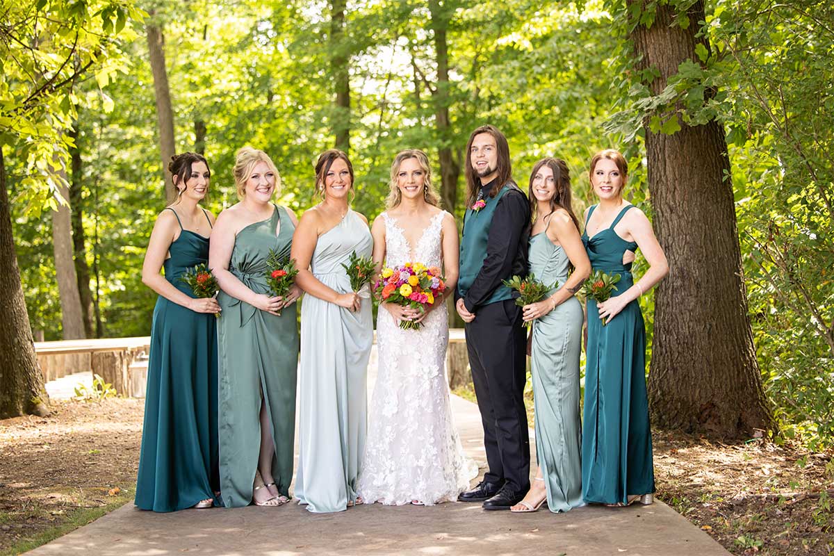 blonde bridal party 1