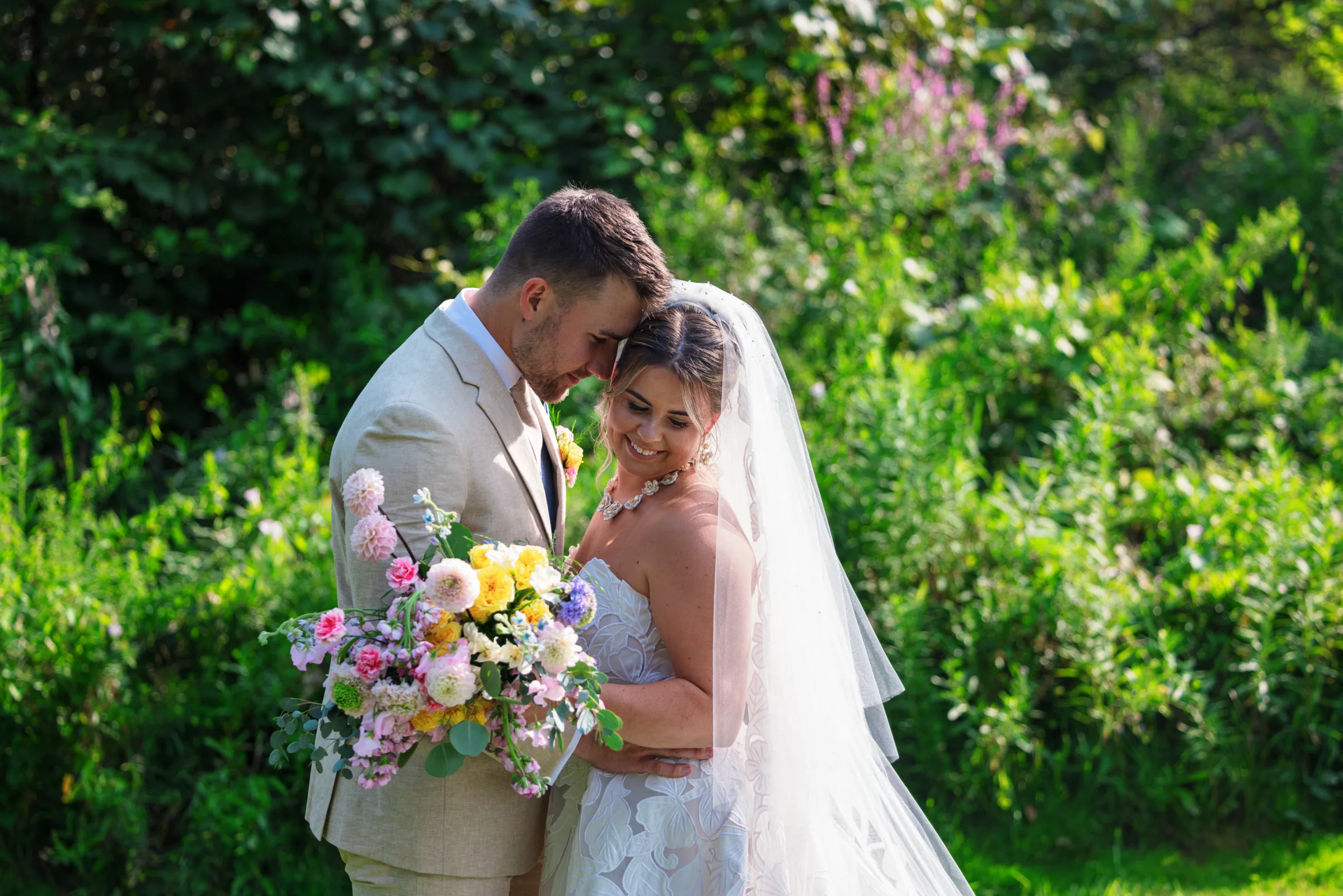 3 PIC LAST - Garden-Inspired Wedding at Orchid House Winery in Aurora, Ohio 3 PIC LAST