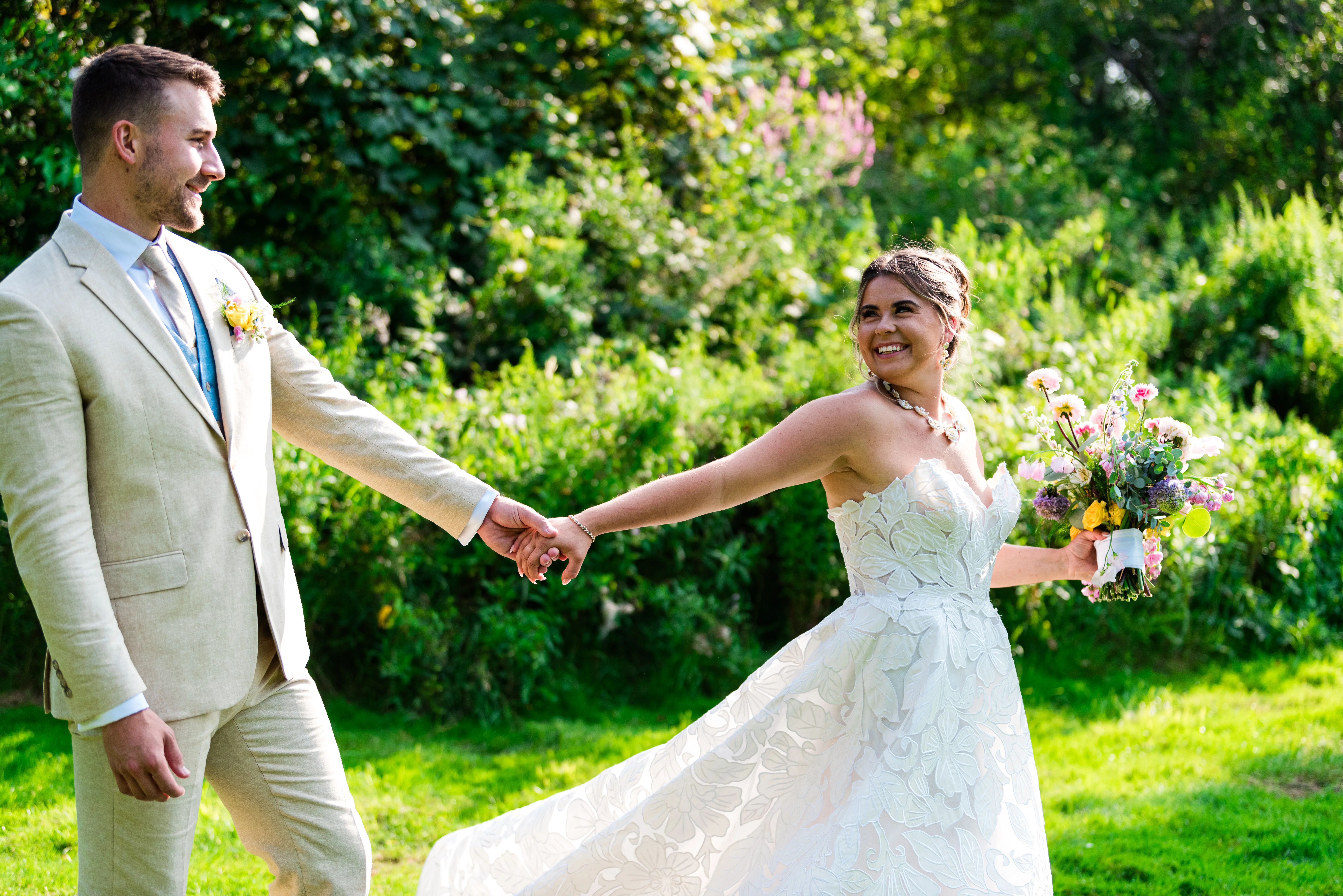 FIRST PIC - Garden-Inspired Wedding at Orchid House Winery in Aurora, Ohio FIRST PIC