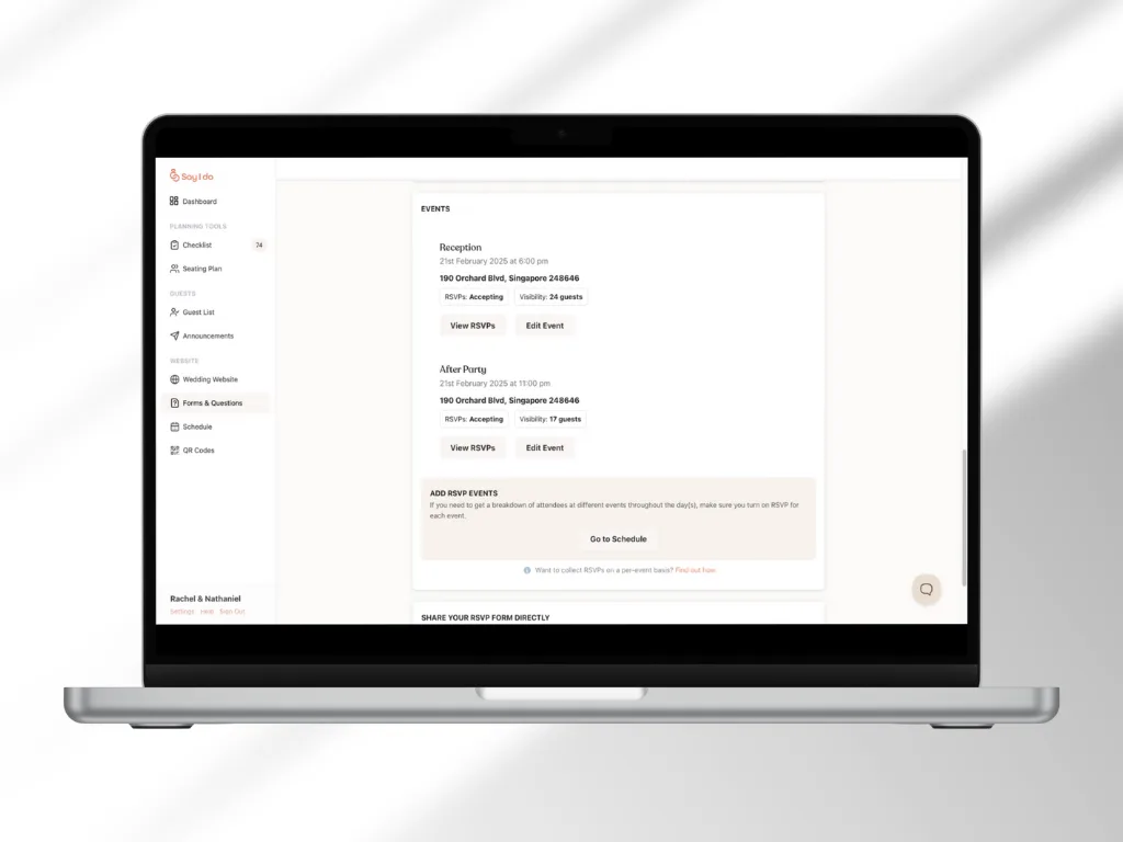 Events tab Landscape Mock up