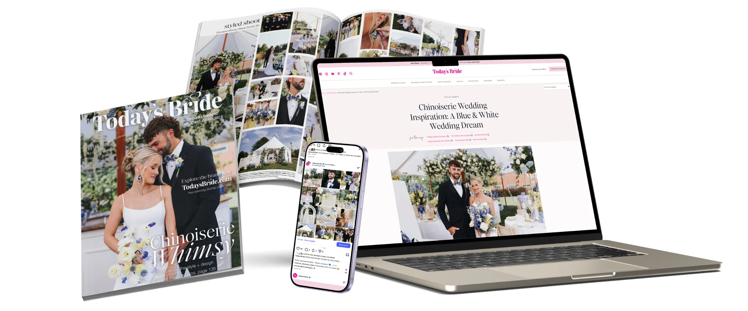 mag phone laptop realwedding2 - Get Your Work Featured by Today’s Bride mag phone laptop realwedding2